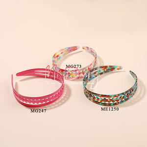 MiDairy-diademas de 37mm con logo para mujer, accesorios para el cabello, diadema de lujo de acetato de celulosa para niña - Product Image 4