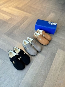 Sandalias Planas de Alta Calidad para Exteriores, Tipo Mules, para Mujer, de Cuero Genuino, Gamuza y Corcho, Marca <span class=keywords><strong>Boston</strong></span> - Product Image 4