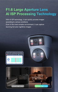 V380 Max cuộc sống lâu dài pin 8000mAh nạp tiền 4G Máy ảnh ống kính kép trong nhà PTZ <span class=keywords><strong>camera</strong></span> dome cam 4g kamara - Product Image 5