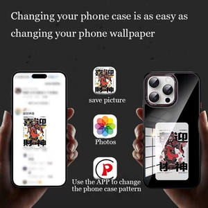 2024 Vente chaude de luxe e-ink écran affichage intelligent téléphone portable NFC étui - Product Image 3