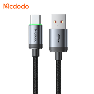 สายชาร์จ <span class=keywords><strong>Mcdodo</strong></span> Wholesale Buy It อลูมิเนียมอัลลอยด์ ไนลอน พร้อมไฟแสดงสถานะการชาร์จ Type-C/ Micro QC4.0 ชาร์จเร็ว 60W สายดาต้า C to C ยาว 1 เมตร - Product Image 6