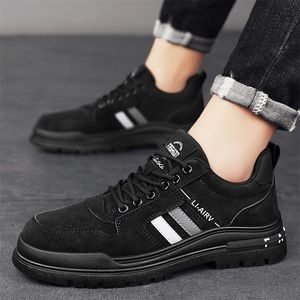 Chaussures de marche pour hommes - Nouveauté automne/hiver 2025, baskets décontractées toutes saisons, sécurité et protection, avec semelle intermédiaire en caoutchouc pour le travail et l'usage quotidien - Product Image 4