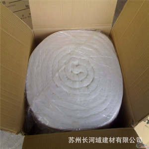 Aluminosilicate Needled Blanket 128k White Ceramic Fiber <b>Rolled</b> <b>Felt</b> For Industrial Kilns - Product Image 1