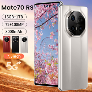 5g Mate70 rs изогнутый 7,3 дюймовый экран, Новое поступление, высококачественный мобильный телефон с двумя Sim-картами - Product Image 1