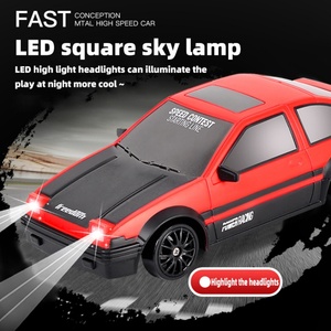 Auto de Carreras a Control Remoto de Alta Velocidad 15km/h 2.4G, Modelo de Auto de Derrape RC, Listo para Usar en Interiores y Exteriores - Product Image 2