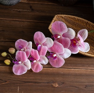 กล้วยไม้ยางเทียม7หัวผีเสื้อสัมผัสจริง - Product Image 4