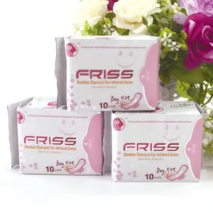 Reliable Protection Breathable and Soft Ultra Thin Ultra-Absorbent Period Pads with Wings