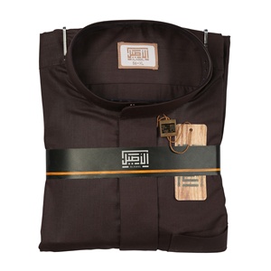 Premier Saudi Alaseel Vêtement islamique pour homme Djellaba Kaftan Jubah Abaya Jalabya Qamis Maxi Thobe Vêtements musulmans ethniques arabes - Product Image 5