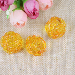 Acrylic Rose <b>Beads</b> 25x21mm For Jewelry Making Flower Shape Loose <b>Beads</b> - Product Image 3