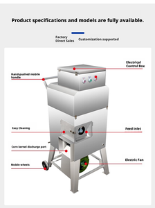 Commercial Motor Driven <strong>Corn</strong> Thresher Machine Maize Sheller &amp; <strong>Kernel</strong> Separator - Product Image 2