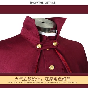 Costume de cosplay BX Tetcho <span class=keywords><strong>Suehiro</strong></span> Saigiku Jono, anime Bungo Stray Dogs 4, Teruko Okura, cape rouge - Product Image 6