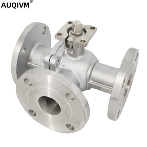 Auqivm q44f Hướng dẫn sử dụng nền tảng cao thép không gỉ ba chiều Mặt bích bóng Van hướng dẫn chuyển hướng van OEM NPT kết nối 200 - Product Image 5