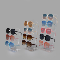 Usine Offre Spéciale personnalisé acrylique soleil verre présentoir support de verre d'affichage