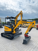 Miniexcavadora SHANTUI SE26SR con giro de cola cero y giro de pluma, radio de giro corto para trabajos en espacios estrechos