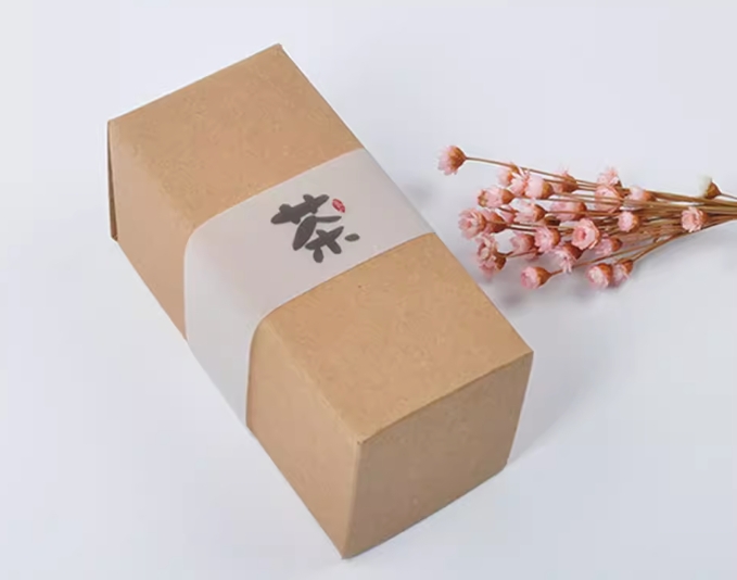 Custom Translucent Vellum Art Paperboard Hot Stamping Logo Waist Seal Paper & Board Printing Packaging Enclosure