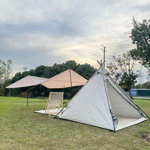 Tenda da <span class=keywords><strong>Campeggio</strong></span> a Piramide Indiana con Palo in Alluminio, Impermeabile e Protezione Anti-UV - Product Image 5