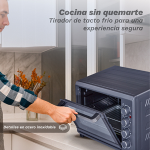 Grunkel Electric Convection Oven 38L 2000W Pro <b>Heat</b> Countertop Oven - Product Image 6