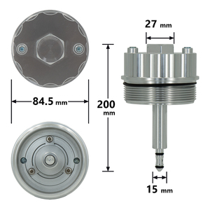 Nuevo Adaptador de Filtro de Aceite para BMW M40 M42 M43 M44 <span class=keywords><strong>316i</strong></span> 318i 518i Z3 1.8 <span class=keywords><strong>1.9</strong></span>, Cubierta de Aluminio Plateado Oxidado, Carcasa de Filtro de Aceite - Product Image 3