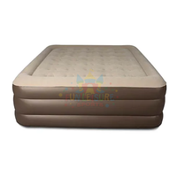 Matelas gonflable de camping automatique pour 3 personnes Matelas ergonomiques Gonflable avec pompe à pompe intégrée Matelas auto-pneumatique