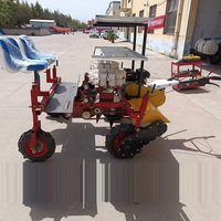 Transplanteuse de légumes diesel entièrement automatique avec contrôle PLC, multi-rangs, haute productivité pour la transplantation de semis