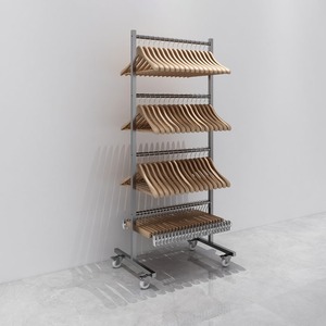 Kledinghanger opbergrek meerlaags vrijstaand verplaatsbaar hangrek - Product Image 1