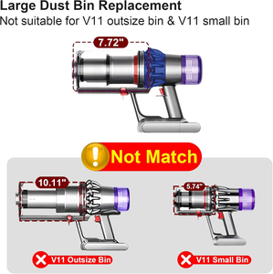 Recipiente de Repuesto para Polvo Compatible con Aspiradoras <span class=keywords><strong>Dyson</strong></span> V11 y <span class=keywords><strong>V15</strong></span> |   Compatible con SV14 SV15 SV17 SV22 SV28 SV47, reemplaza la pieza 965443-01 - Product Image 2