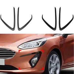 Kits de style pour Ford Fiesta MK8 Édition Standard 2018-2020 : Pare-chocs avant, séparateurs latéraux, aileron coupe-vent, lame d'air tuning - Product Image 1
