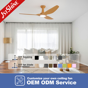 ไฟพัดลมเพดาน LED 1stshine ขายส่ง รีโมทคอนโทรลทองแดง ไฟพัดลมเพดาน LED - Product Image 4