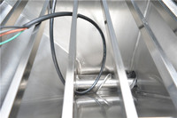 Hachoir à viande commercial automatique en acier inoxydable 304, machine à saucisses industrielle, hachoir à viande congelée, pour boulettes de viande et poulet, avec roulement de moteur