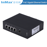 Power over ethernet 5 ports mini commutateur gigabit ethernet 4 ports PoE switch