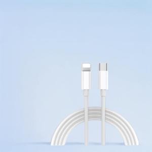 Câble de transfert de données et de charge rapide USB 3.0 transfrontalier en TPE de 2 m avec double interface Type-C pour iPhone et iPad (blanc pour noir) - Product Image 3