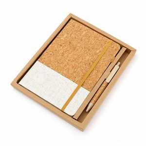 Promotional A5 Stationery Set <b>Note</b> <b>Book</b> Pen Cork Notebook for Business - Product Image 3
