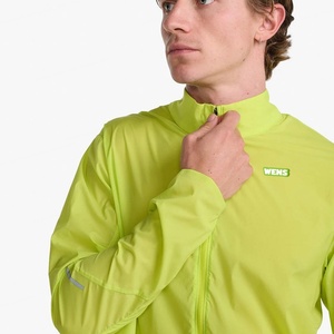 Vestes coupe-vent légères personnalisées avec logo imprimé, respirantes, pour la course à pied, la randonnée, le cyclisme, la course sur piste, avec fermeture éclair - Product Image 6