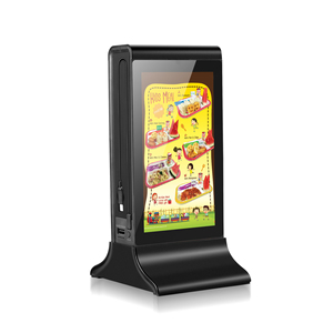 New sáng tạo Single Side mini 7 inch <span class=keywords><strong>LCD</strong></span> màn hình cảm ứng bàn Top đứng kỹ thuật số đơn đặt hàng cuộc gọi quảng cáo thiết bị máy nghe nhạc - Product Image 2