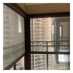 Высокое качество ПВХ жалюзи наружные балконные рулонные шторы с стеклопластиковым экологически чистым экраном на молнии