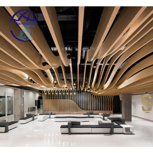 Panneau de <span class=keywords><strong>plafond</strong></span> suspendu en aluminium à lames métalliques en forme d'arc moderne <span class=keywords><strong>pour</strong></span> bureau, magasin, restaurant, <span class=keywords><strong>faux</strong></span> <span class=keywords><strong>plafond</strong></span> - Product Image 4