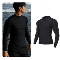 Nouvelle combinaison de plongée en nylon pour homme adulte, manches longues, protection solaire, séchage rapide ; Combinaison anti-méduse pour le surf et la plongée avec tuba toute saison
