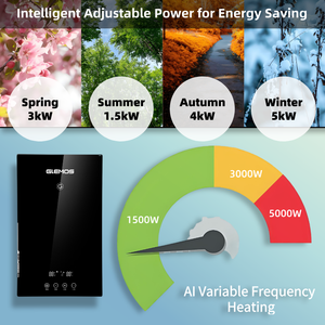 Chauffe-eau électrique instantané <span class=keywords><strong>sans</strong></span> réservoir de haute qualité pour salle de bain, chauffe en 5 secondes, 220V/230V, <span class=keywords><strong>meilleur</strong></span> chauffe-eau instantané - Product Image 2