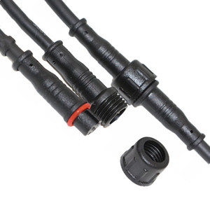 M12 статья <span class=keywords><strong>2</strong></span>-контактный сердечник Водонепроницаемый светодиодный мини-пластиковый разъем штекер для электронного кабеля - Product Image 5