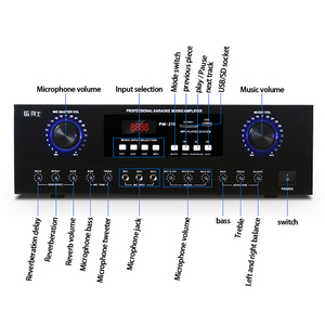 KYYSLB 600W * <span class=keywords><strong>2</strong></span> K Song Audio Karaoke de alta potencia Profesional KTV Amplificador Home Subwoofer Equipo de sonido/Amplificadores/Altavoces - Product Image 4