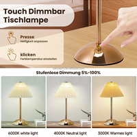 Lampe de table Senya-pro simple sans fil à LED moderne, style décoratif, base en métal doré, salon, chambre à coucher, chevet, tissu blanc