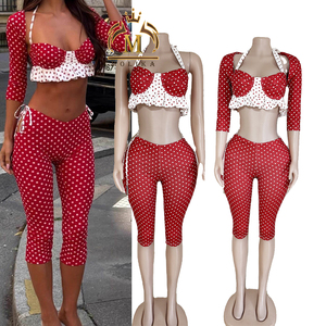 <span class=keywords><strong>Abbigliamento</strong></span> <span class=keywords><strong>donna</strong></span> firmato abiti Casual da <span class=keywords><strong>donna</strong></span> Slim Print Crop Top Jacket con Leggings completi da due pezzi completi da <span class=keywords><strong>donna</strong></span> per il tempo libero - Product Image 1