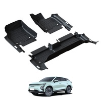 Karpet Lantai Mobil Warna Hitam Anti-selip Warna Hitam TXR Pabrik Semua Musim untuk Bagian Interior Chery Omoda E5 2023-