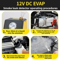 Detector de Fugas de Humo para Autos y Camiones, Herramienta de Diagnóstico para Pruebas del Sistema EVAP, OLIVER303S 1 Año Steel 2010- AC SCHNITZER SDK