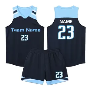 Custom Wholesale Cheap 100% Polyester Fabric High Quality Logo USA For Men Sublimated Reversible Basketball Uniform Jerseys Set