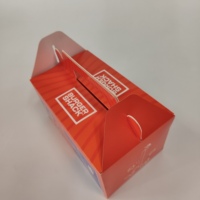 Boîte en papier personnalisée, portable, écologique et jetable pour poulet frit, hamburgers, frites, poisson, chips et autres snacks.