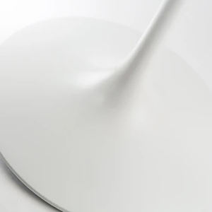 قاعدة طاولة مصنوعة من زهور التيوليب أحدث منتج كلاسيكي بسيط على شكل دائري بيضاوي أبيض وفضي للحانات للقهوة - Product Image 5