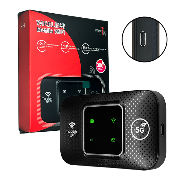 DNXT Portable 300 Mbps 4G LTE WiFi Router Function Pocket-Size Wireless Internet SIM Card Slot Modem VoIP Mobile Outdoor New