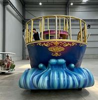 Chariot de défilé électrique lumineux à LED, voiture de défilé personnalisée pour les fêtes, les carnavals et les visites de sites touristiques