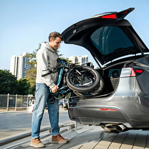 <span class=keywords><strong>Bicicleta</strong></span> Eléctrica Plegable <span class=keywords><strong>DYU</strong></span> C9 para Adultos, con Llantas Gruesas, Híbrida, Retro, Todoterreno, Urbana, con Batería de Litio de 48V, Venta al Por Mayor en la UE y el Reino Unido - Product Image 6